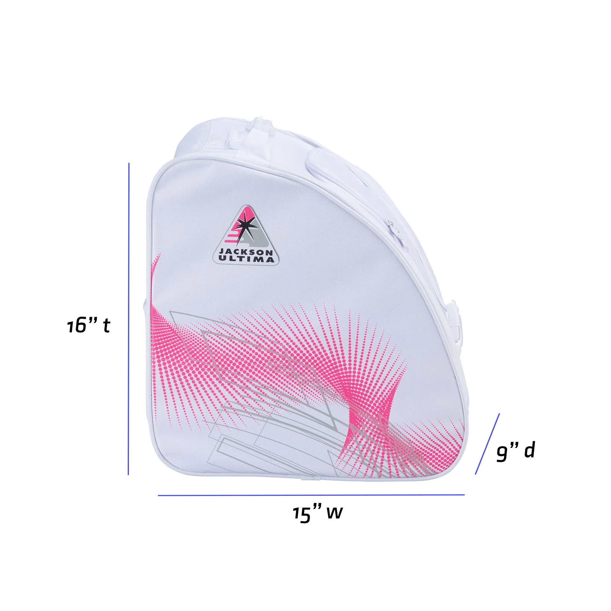 JACKSON OVERSIZED SKATE BAG (WHITE/PINK) - Image 3